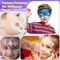 34+28Pcs Face Paint Stencils Kit,34 Pcs Plastic Facial Painting Stencils Reusable